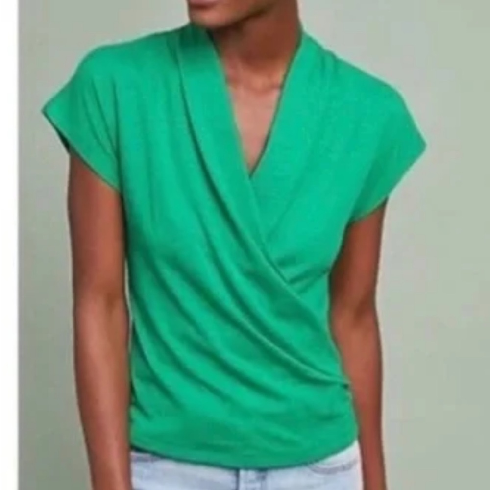Maeve Wakefield Wrap Kelly Green Medium (0082)